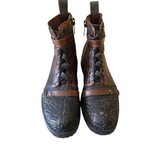 Cuadra Men\'s Urban Woven  Leather Round Toe  Cowboy Boot Size‎ 8 main image 5